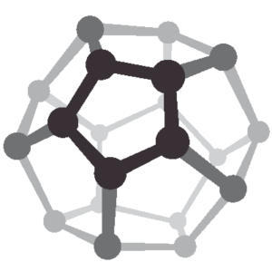 das logo von metaphoros ist ein dodekaeder als ideale platonische Figur